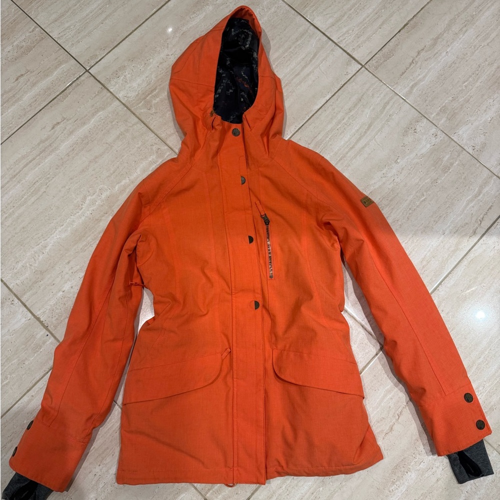 Roxy Orange Hooded Jacket